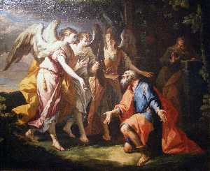 亚伯拉罕 和  三  天使