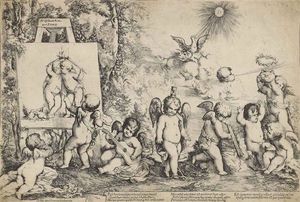 Allegory with Cupid and Putti