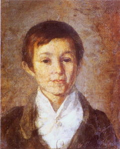 Portrait of K. Milyukov in his Childhood