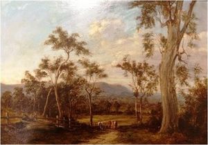 Au Lilydale - Dandenong Ranges, (1872)
