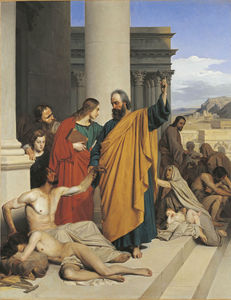 St. Peter healing a lame