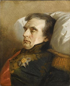 Der Marschall Molitor auf seinem Sterbebett