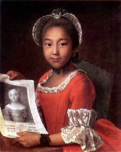 Portrait de jeune fille Annouchka Kalmyk