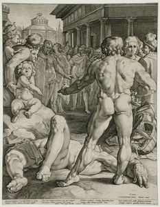 Odysseus defeating irus