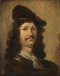Ortrait of a young man with a beret