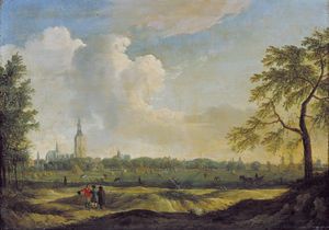 View of The Hague as seen from the north-northwest