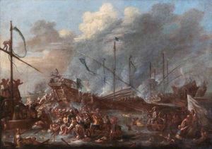 La battaglia di Lepanto del 7 ottobre (1571)