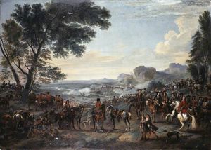 Guillermo III (1650 1702), y su ejército en el cerco de Namur, 1695