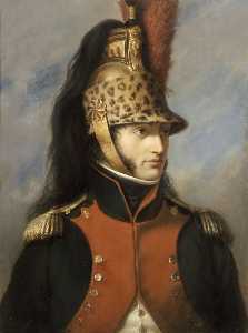 路易 波拿巴  在  制服  的  陆军上校  的  的  5th   团  的  龙骑兵