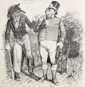 illustration for La Fontaine fable