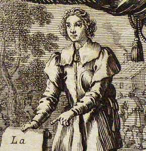 Brécourt, engraving by Jean Le Pautre (detail)