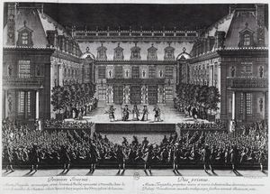 Performance of Lully's opera Alceste