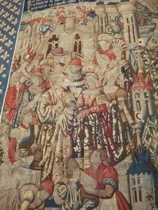 Detail of the tapestry