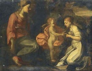 Die mystische Vermählung der Heiligen Katharina