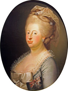 肖像丹麦女王卡罗琳玛蒂尔德