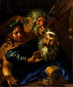Laomedon Refusant Paiement à Poséidon et apollo