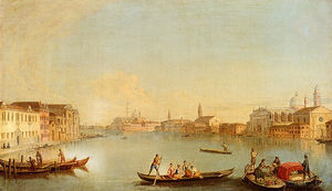 Veduta di San Giorgio Maggiore è visto da sud, venezia