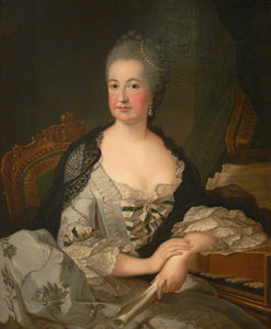 Portrait of Countess Palatine Elisabeth Auguste of Sulzbach