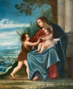 Vergine e il Bambino con il Bambino Battista