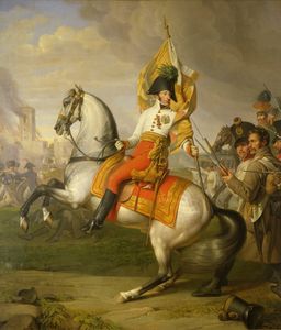 Archduke Charles during the Battle of Aspern-Essling