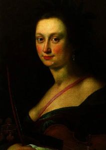 Portrait of a lady as the personification MUSIC