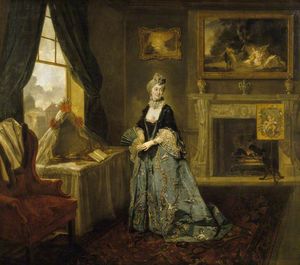 Frances Barton (1737 1815), Frau Abington, wie die Witwe Bellmour in Arthur Murphy Der Weg, ihn zu halten