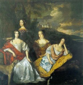 Portrait of the daughters of Frederick Henry of Orange.