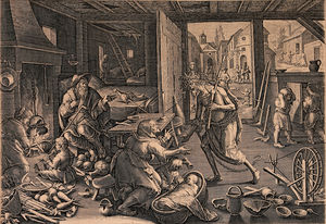 Death visits the paupers' house