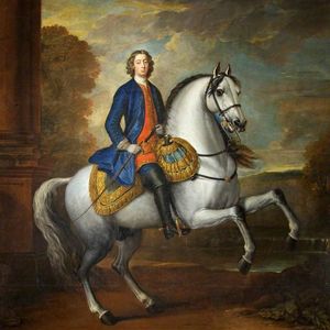 Хоар Генри II (1705 г. 1785), верхом