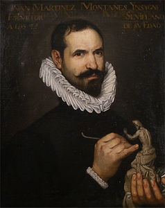 Portrait of the sculptor Martinez Montanes