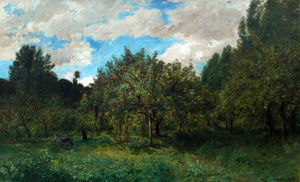 French Orchard at Harvest Time