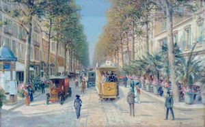 Avenue de la Gare en Niza, Louis Béroud