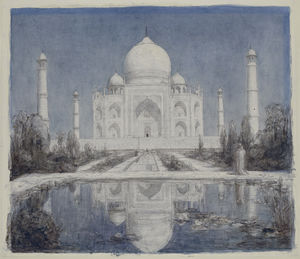 Taj Mahal al chiaro di luna