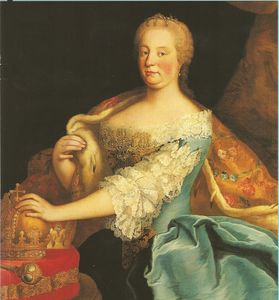 Empress Maria Theresa as Queen of Hungary.