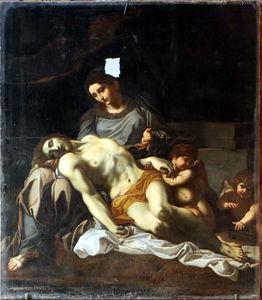 Pietà of after Carracci