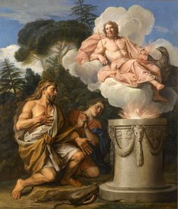 木星への犠牲を作るヘラクレス - ヘラクレスの物語
