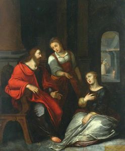 Christus im Haus von Maria und Martha