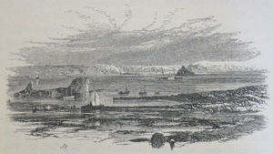 Herm, Jethou, Crevichon et Sark, vu de Castle Vale, Guernesey