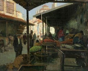 The End of the Market, Granada, Spain