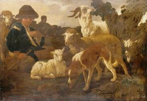 Goatherd and Goats