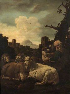 Sheep and Landscape