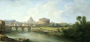 Blick auf die Engelsburg in Rom