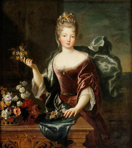 Portrait of Marie Francoise de Bourbon, Miss Blois, Duchess of Orleans