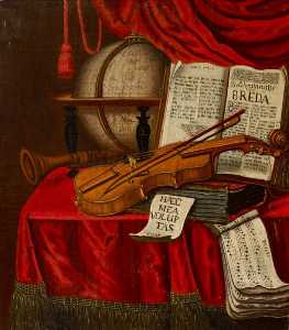 Itas Still Life of Musical Instruments