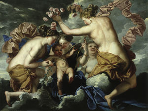 Венера, Амур и три грации