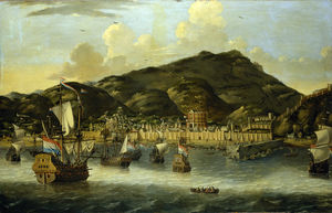 Les navires néerlandais au large de Tripoli