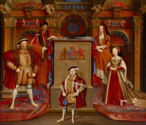 Henry VII, Elizabeth of York, Henry VIII, Jane Seymour, and Edward VI