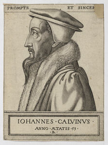 Jean Calvin a los cincuenta y tres años de edad