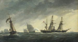 戦争のクリミア戦争まず撮影、4月6日（1854）