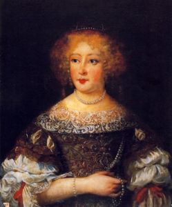 Retrato de la reina Eleonora Wiśniowiecka.